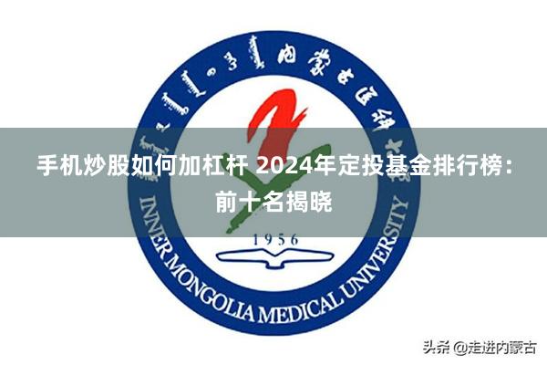 手机炒股如何加杠杆 2024年定投基金排行榜：前十名揭晓