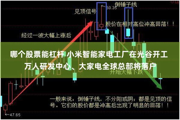 哪个股票能杠杆 小米智能家电工厂在光谷开工 万人研发中心、大家电全球总部将落户