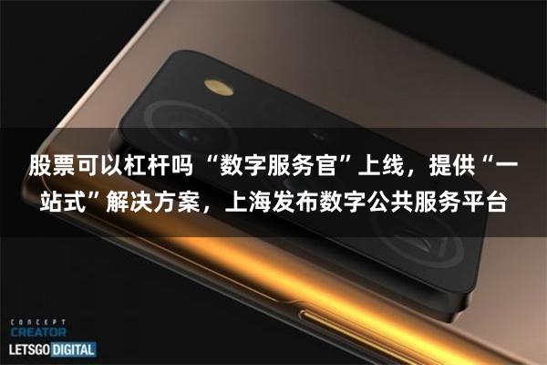 股票可以杠杆吗 “数字服务官”上线，提供“一站式”解决方案，上海发布数字公共服务平台